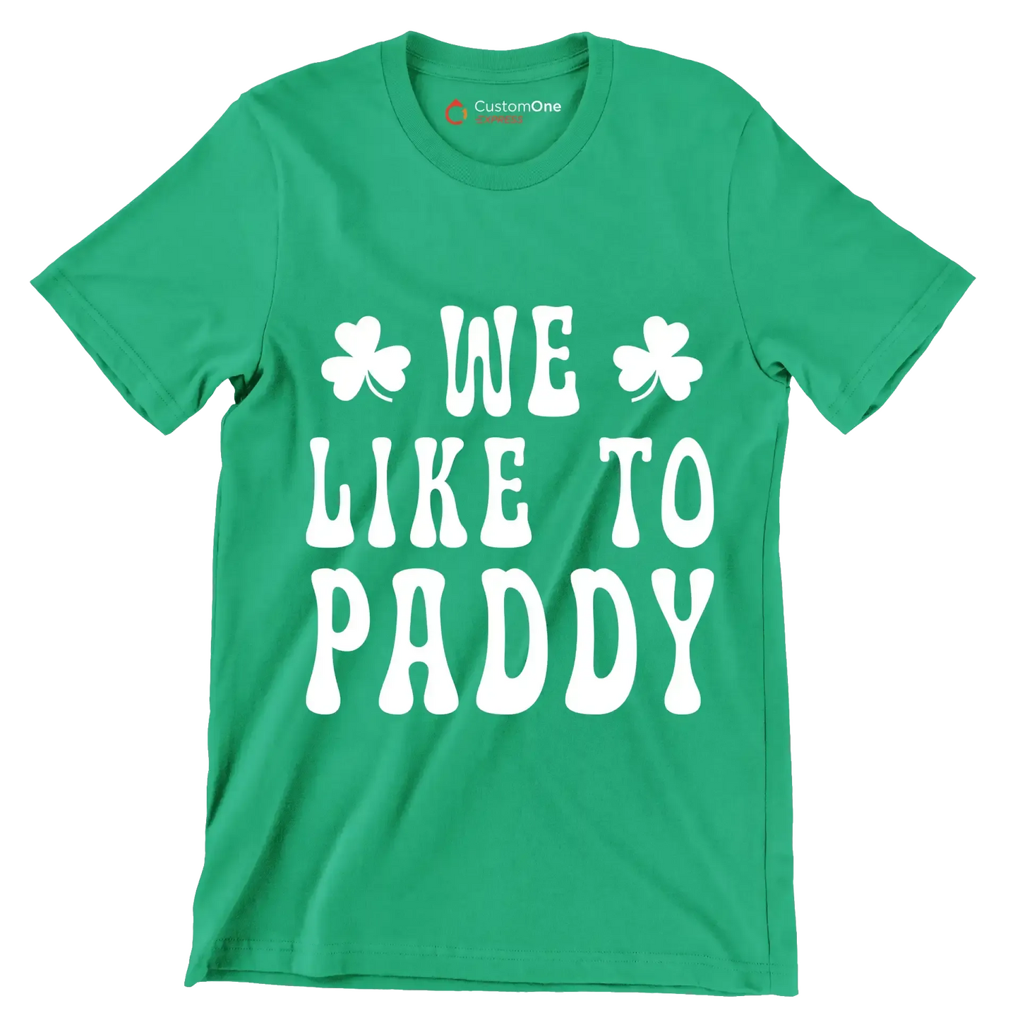 We Like To Paddy - St. Patrick's Day T-Shirt-Green-S-Custom One Express