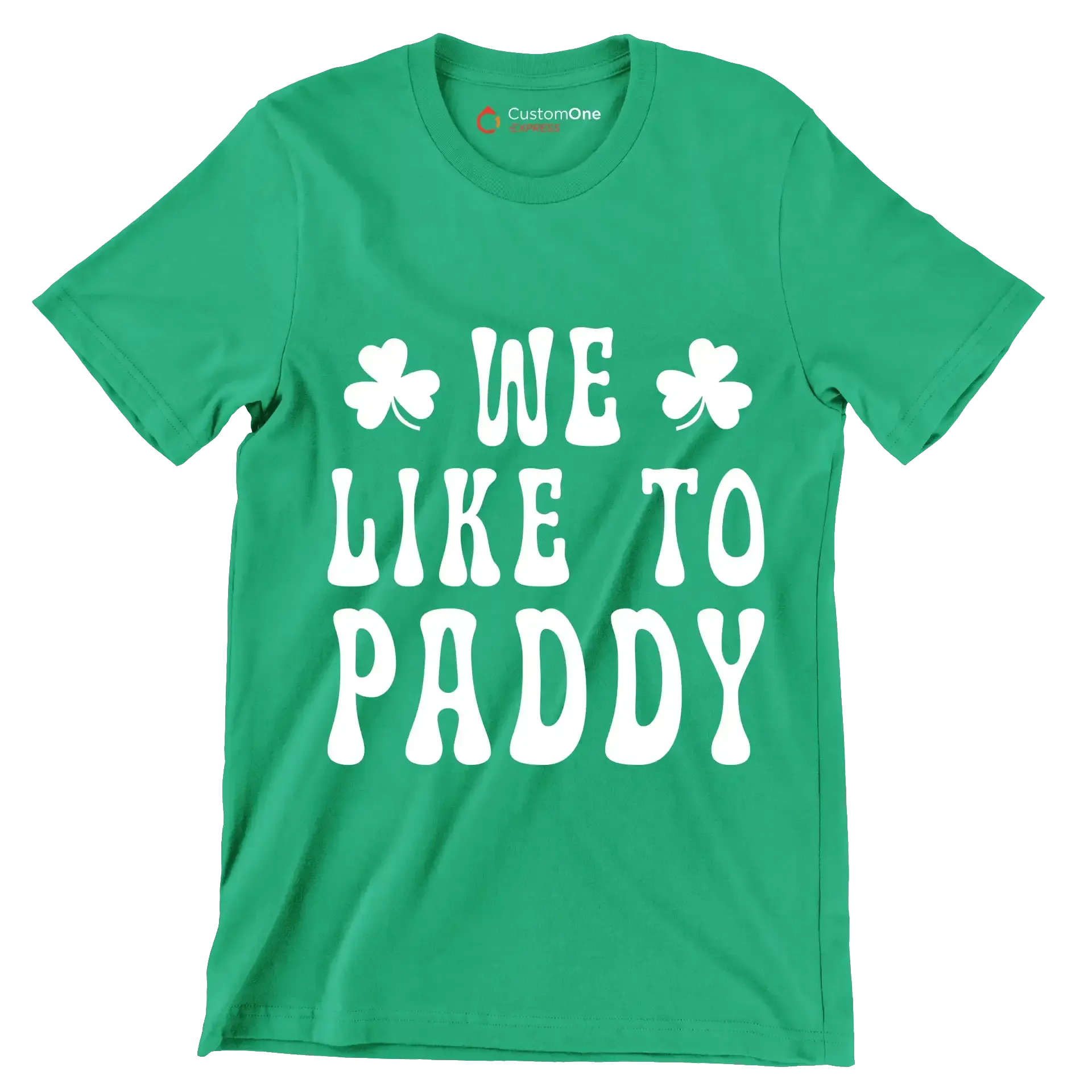 We Like To Paddy - St. Patrick's Day T-Shirt-Green-S-Custom One Express