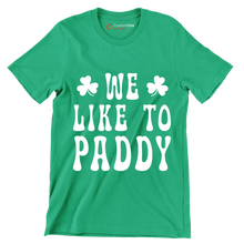 We Like To Paddy - St. Patrick's Day T-Shirt-Green-S-Custom One Express