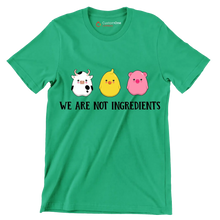 We are nit ingredients - Vegan Themed T-Shirt-Green-S-Custom One Express