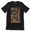 We stand for the flag us army US ARMY - Veterans Themed T-Shirt-Black-Custom One Express