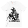 AMERICAN SOLDIER ILLUSTRATION - Veterans Themed T-Shirt