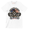 stay low, go fast one shot one kill kill first, die last no luck, all skill - Veterans Themed T-Shirt