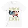 I am A Dad Grandpa And An Airborne Veteran Nothing Scares Me - Veterans Themed T-Shirt