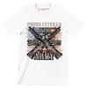 Proud veteran of the united states army - Veterans Themed T-Shirt