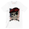 UNITED STATES VETERAN SKULL ILLUSTRATION - Veterans Themed T-Shirt