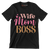 Wife Mom Boss - Mother’s Day T-Shirt-Black-S-Custom One Express