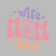 Wife Mom Boss - Mother’s Day T-Shirt-Black-Custom One Express