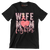 Wife Mom Fighter - Breast Cancer Awareness T-Shirt-Black-S-Custom One Express