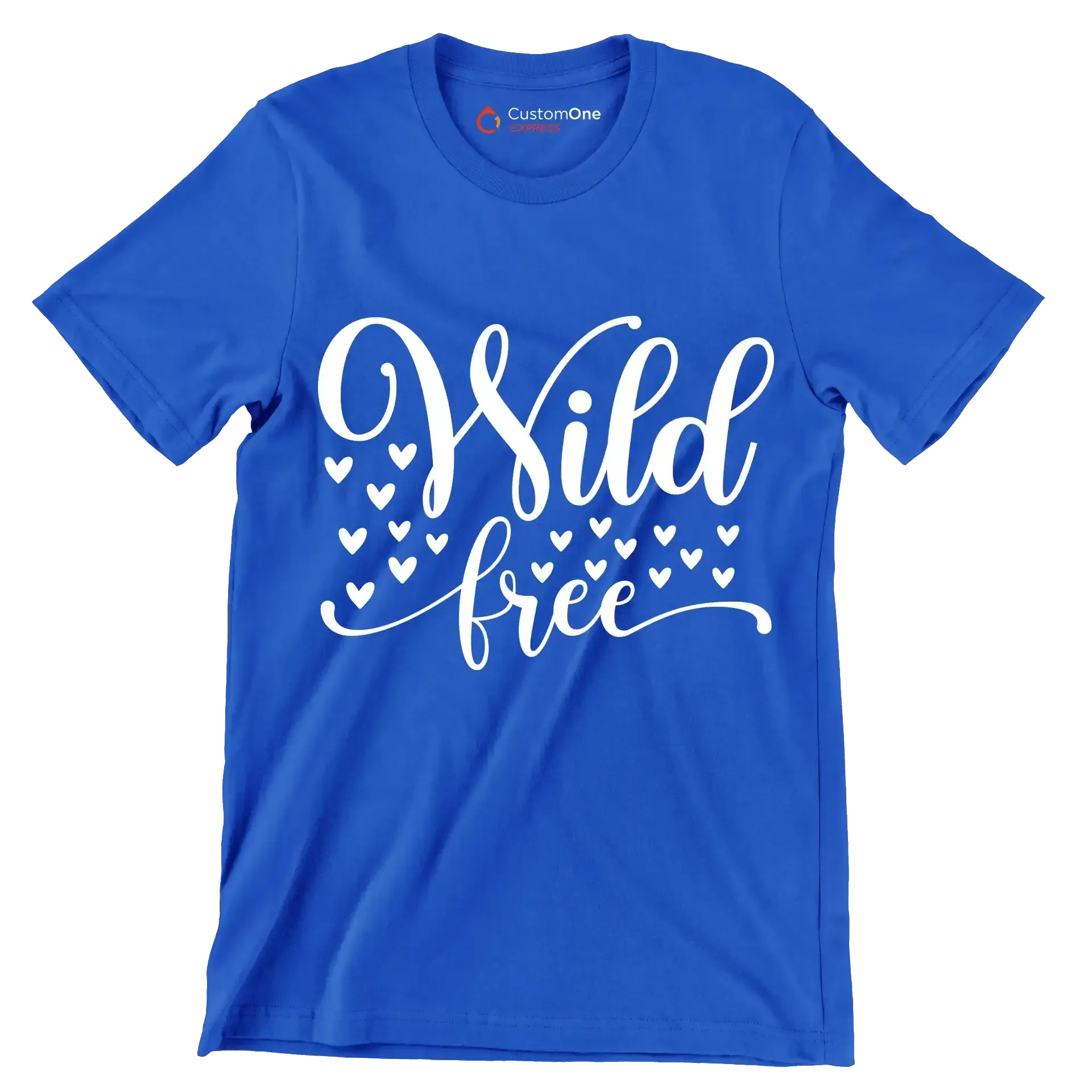 Wild free - Sarcasm Themed T-Shirt-Blue-S-Custom One Express