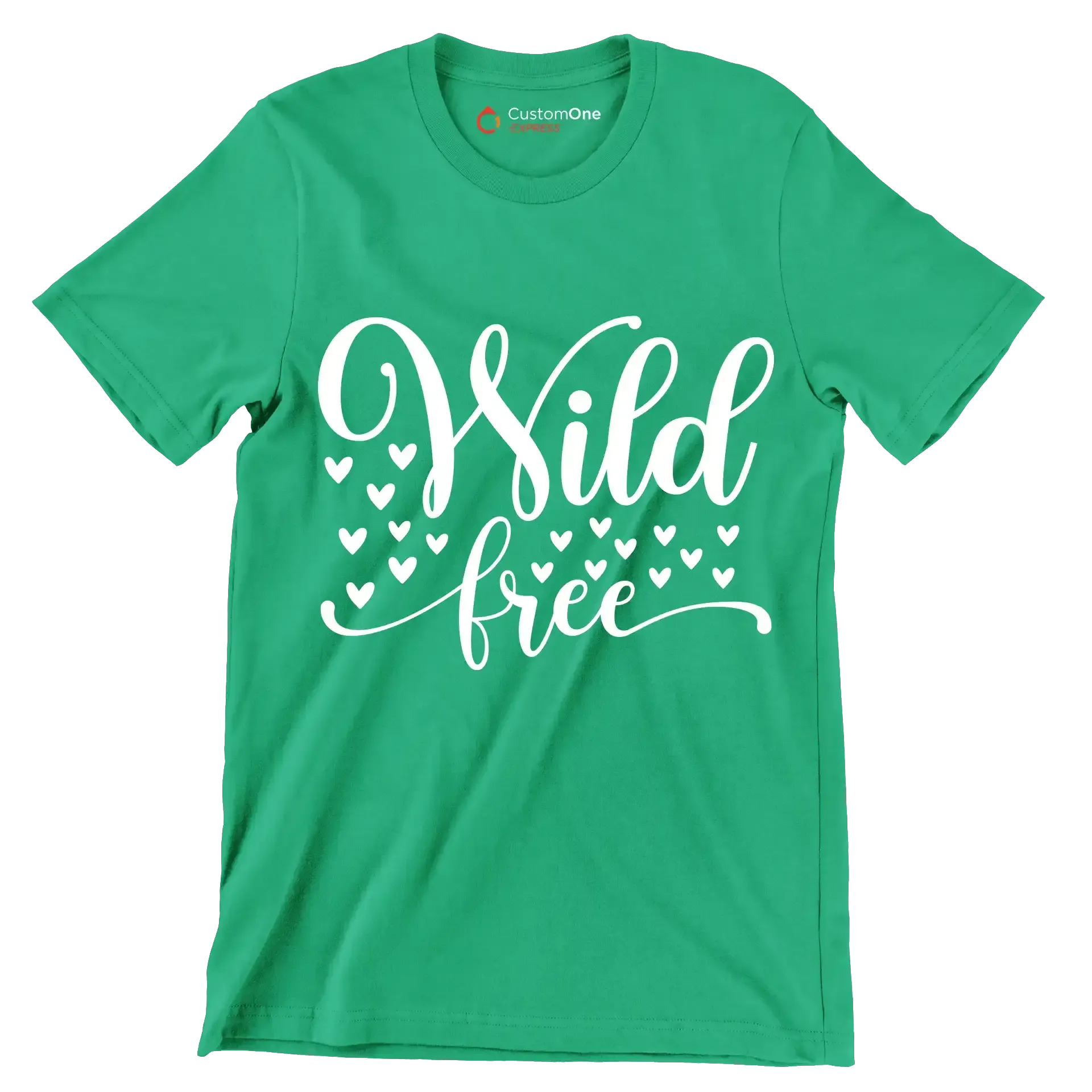 Wild free - Sarcasm Themed T-Shirt-Green-S-Custom One Express