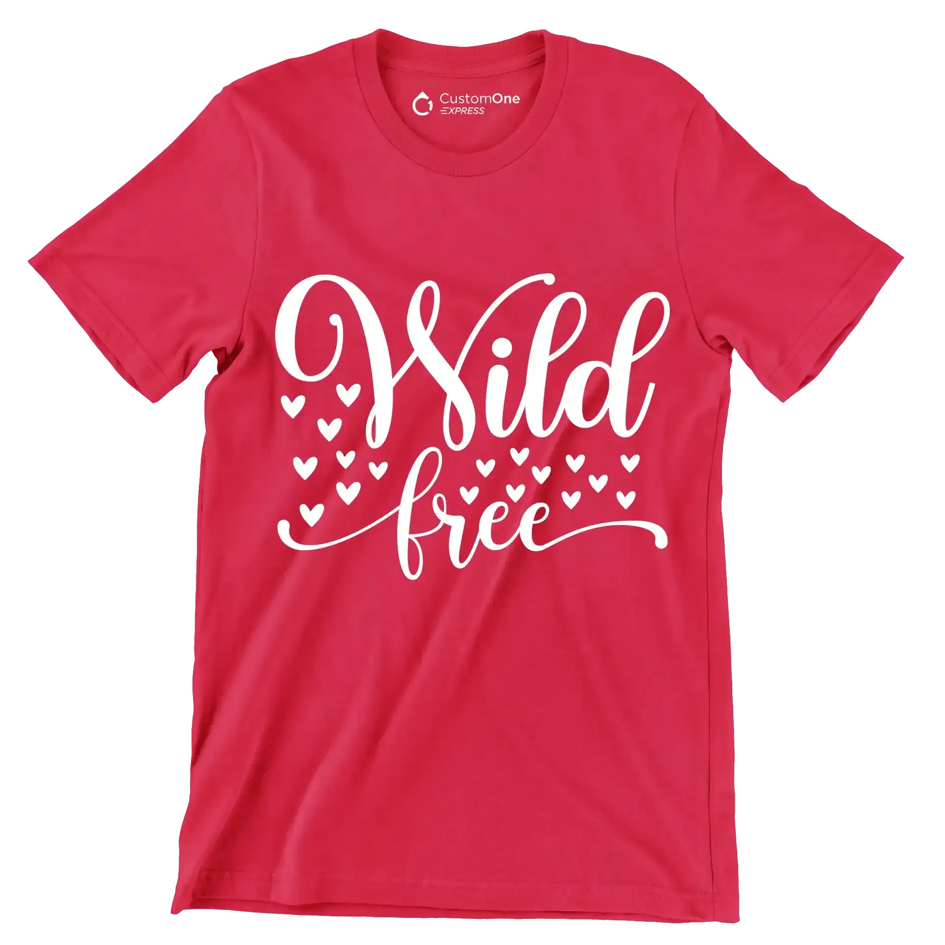 Wild free - Sarcasm Themed T-Shirt-Red-S-Custom One Express