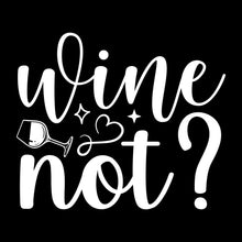 Wine not - Sarcasm Themed T-Shirt-Black-S-Custom One Express