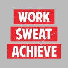 Work Sweat Achieve - Motivational Themed T-Shirt-Black-S-Custom One Express
