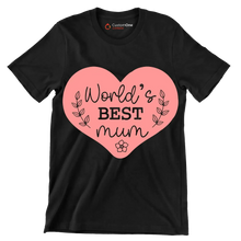 World's Best Mom - Mother’s Day T-Shirt-Black-S-Custom One Express