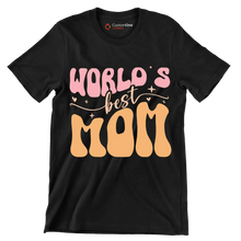 World's Best Mom - Mother’s Day T-Shirt-Black-S-Custom One Express