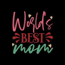 World's Best Mom - Mother’s Day T-Shirt-Black-S-Custom One Express