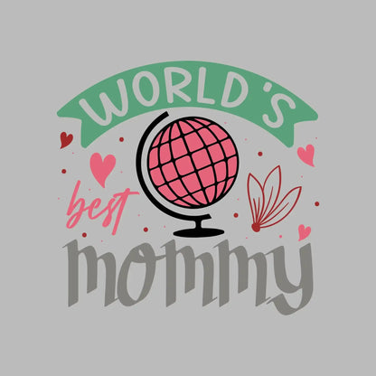 World's Best Mom - Mother’s Day T-Shirt-Blue-S-Custom One Express