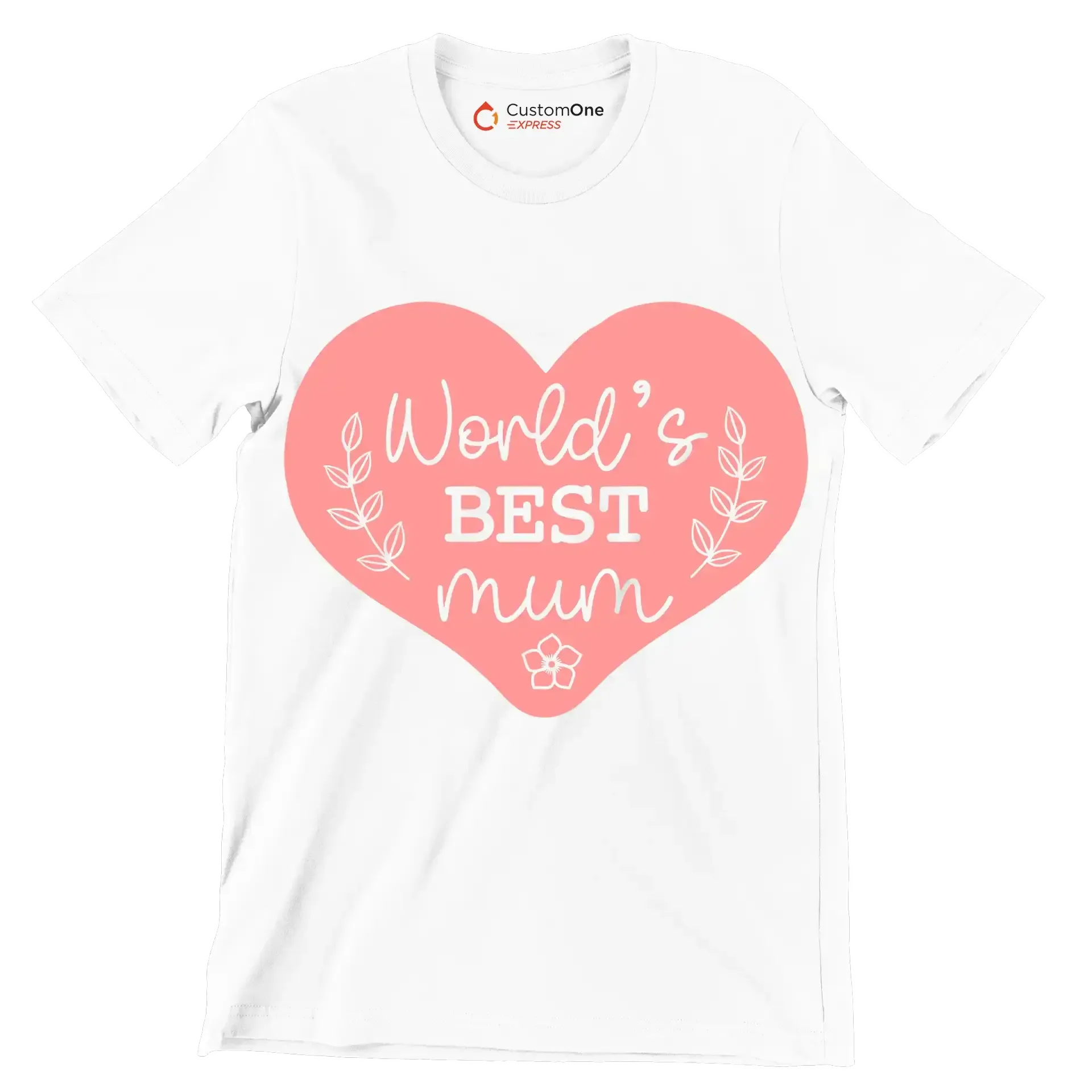World's Best Mom - Mother’s Day T-Shirt-White-S-Custom One Express