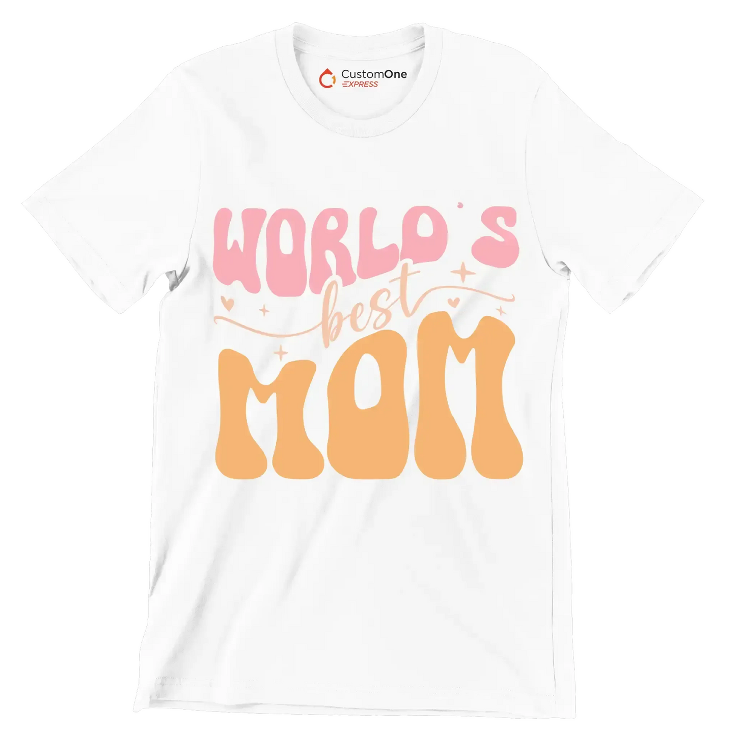 World's Best Mom - Mother’s Day T-Shirt-White-S-Custom One Express