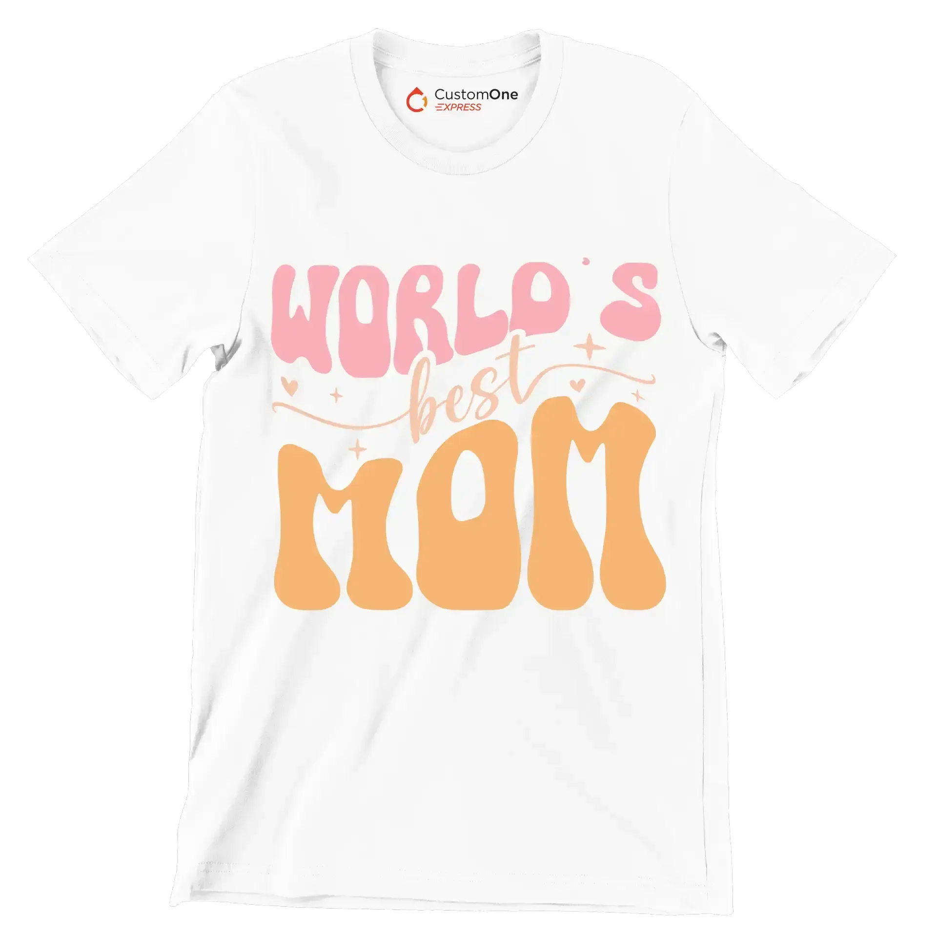 World's Best Mom - Mother’s Day T-Shirt-White-S-Custom One Express