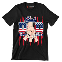 best Dad Ever Ever - Father’s Day T-Shirt-Black-S-Custom One Express