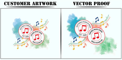 custom artwork enhancement process for dtg printing and heat transfer vinyl printing