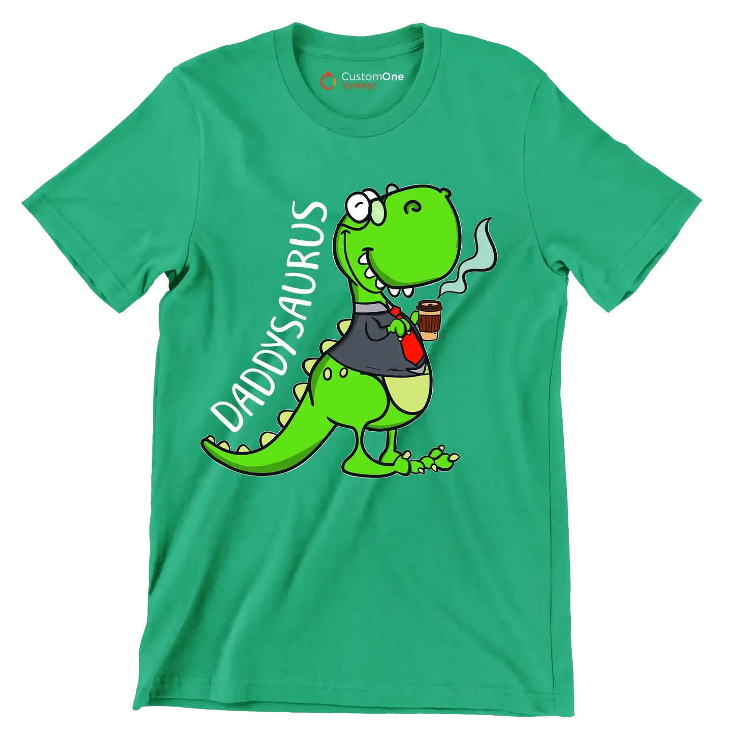 daddysaurus - Father’s Day T-Shirt-Green-S-Custom One Express