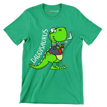 daddysaurus - Father’s Day T-Shirt-Green-S-Custom One Express