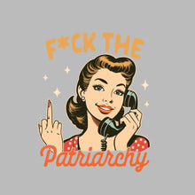 fuck the patriarchy - Retro Themed T-Shirt-Black-S-Custom One Express
