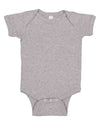 custom onesie for baby - 4400 Rabbit Skins Infant Baby Rib Bodysuit-Onesie-Rabbit Skins-Black-NB-Custom One Online