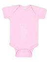 custom onesie for baby - 4400 Rabbit Skins Infant Baby Rib Bodysuit-Onesie-Rabbit Skins-Pink-NB-Custom One Online
